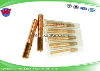 atarraxamento material da linha do cobre M12 do elétrodo do cobre do comprimento de 80mm para a máquina do CNC EDM