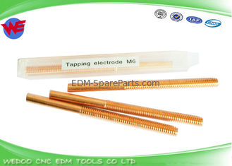 Elevada precisão M6 EDM que rosqueia a linha do cobre dos elétrodos que bate o passo fino de 0.75mm