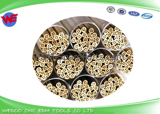 Tubos de Latão EDM de Entrega Rápida / Tubos de Latão Multifuorados Ø2,5 X 400 mmC Ø3,0x400