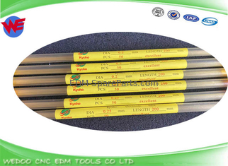 Electrodo EDM Tubos de latão / cobre 0,2 x 200 mm 0,25 * 200 mm 0,1 mm 0,15 mm 0,19 mm 0.18