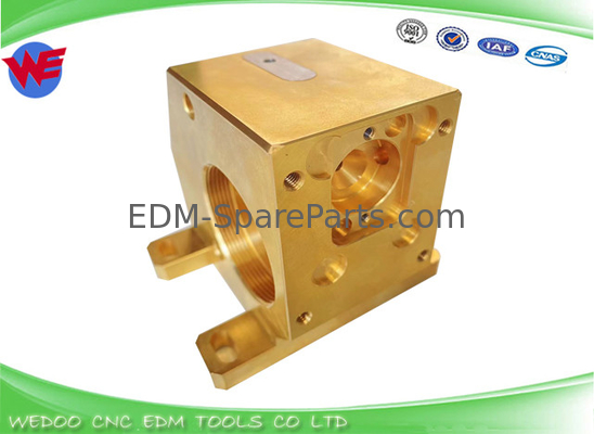 X191A803G52 DEL8800 Brass Lower Roller Block MV Mitsubishi EDM Detentor de guia de válvula
