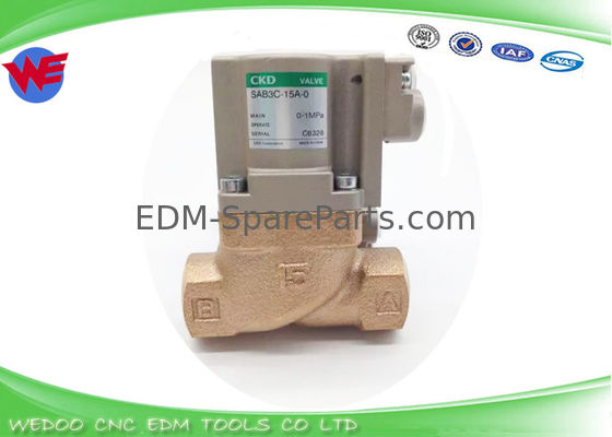 SAB3C-15A-O Sodick EDM parte a válvula de controle SAB3C-15A-O do solenoide do CKD