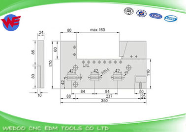 SV280-100mm 120MM SV280-150mm Jig Holder Clamps Fixture Wire EDM CNC Vise de aço