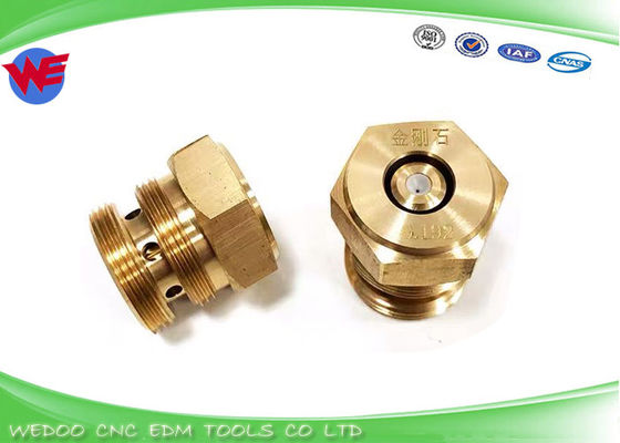 RECUSABLE WIRE GUIDE fio EDM Diamante Vermelho Gira de Bocal de Água 0.192 / 0.195mm