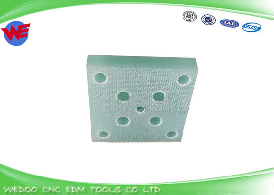 F318 Fanuc Placa de isolamento inferior EDM Partes da máquina 40*40*9T GUIDE BASE