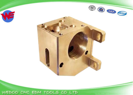 X191A803G52 DEL8800 Brass Lower Roller Block MV Mitsubishi EDM Detentor de guia de válvula