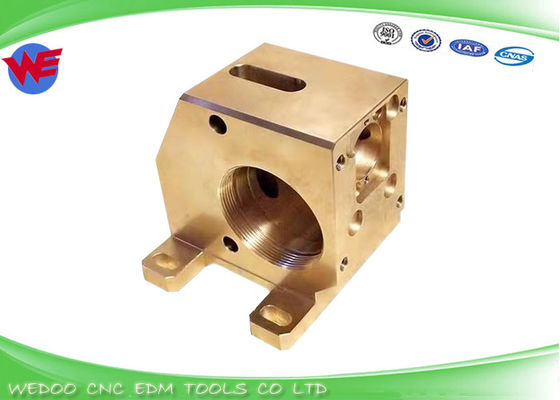 X191A803G52 DEL8800 Brass Lower Roller Block MV Mitsubishi EDM Detentor de guia de válvula