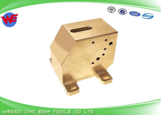 X191A803G52 DEL8800 Brass Lower Roller Block MV Mitsubishi EDM Detentor de guia de válvula